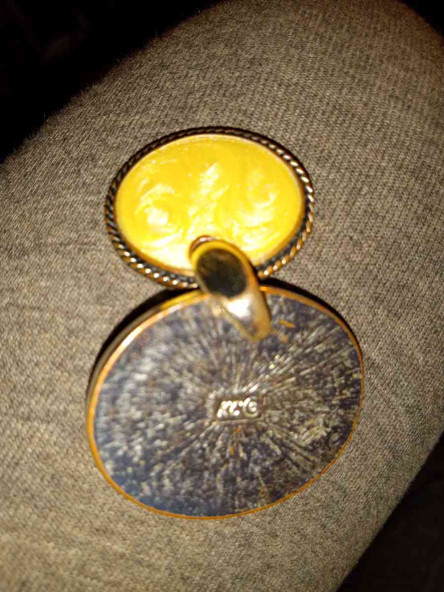 2 Oval Shape Stones Pendants - Muldrow, Oklahoma - FleaMarketBay