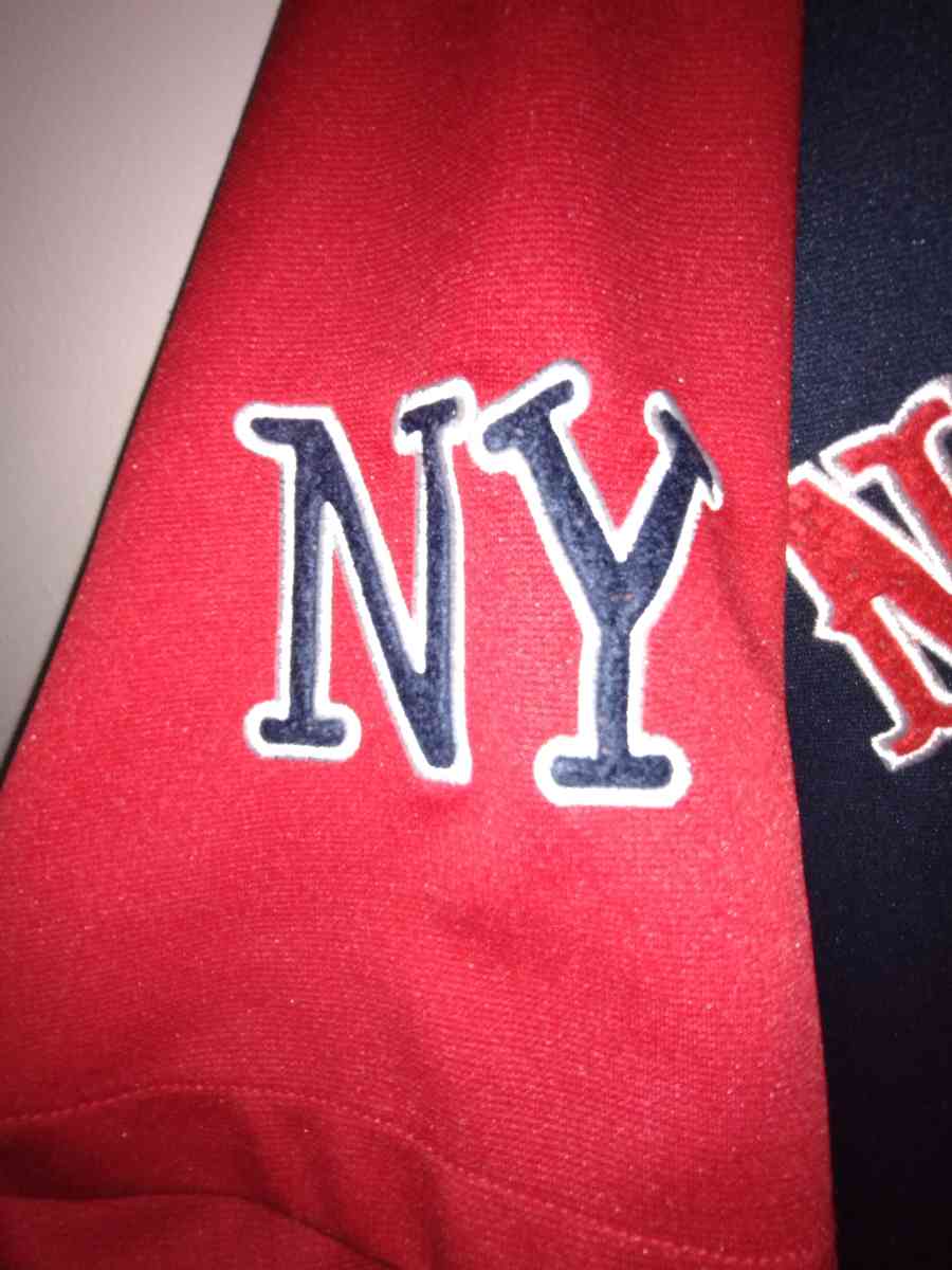 Boom X Sports Baseball New York Jersey Navy Blue and Red - Jacksonville, Florida - FleaMarketBay
