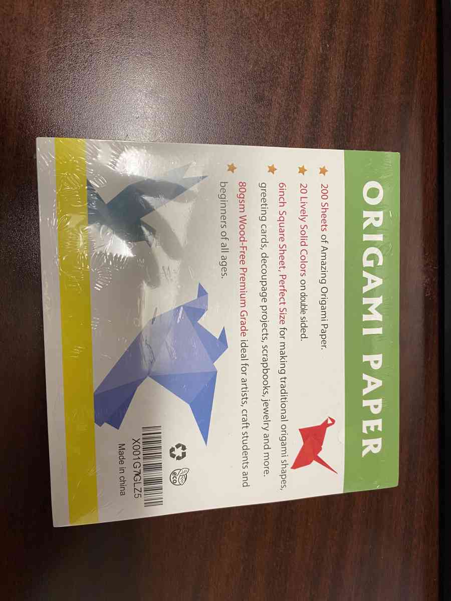 Origami Paper - Elizabeth, New Jersey - FleaMarketBay