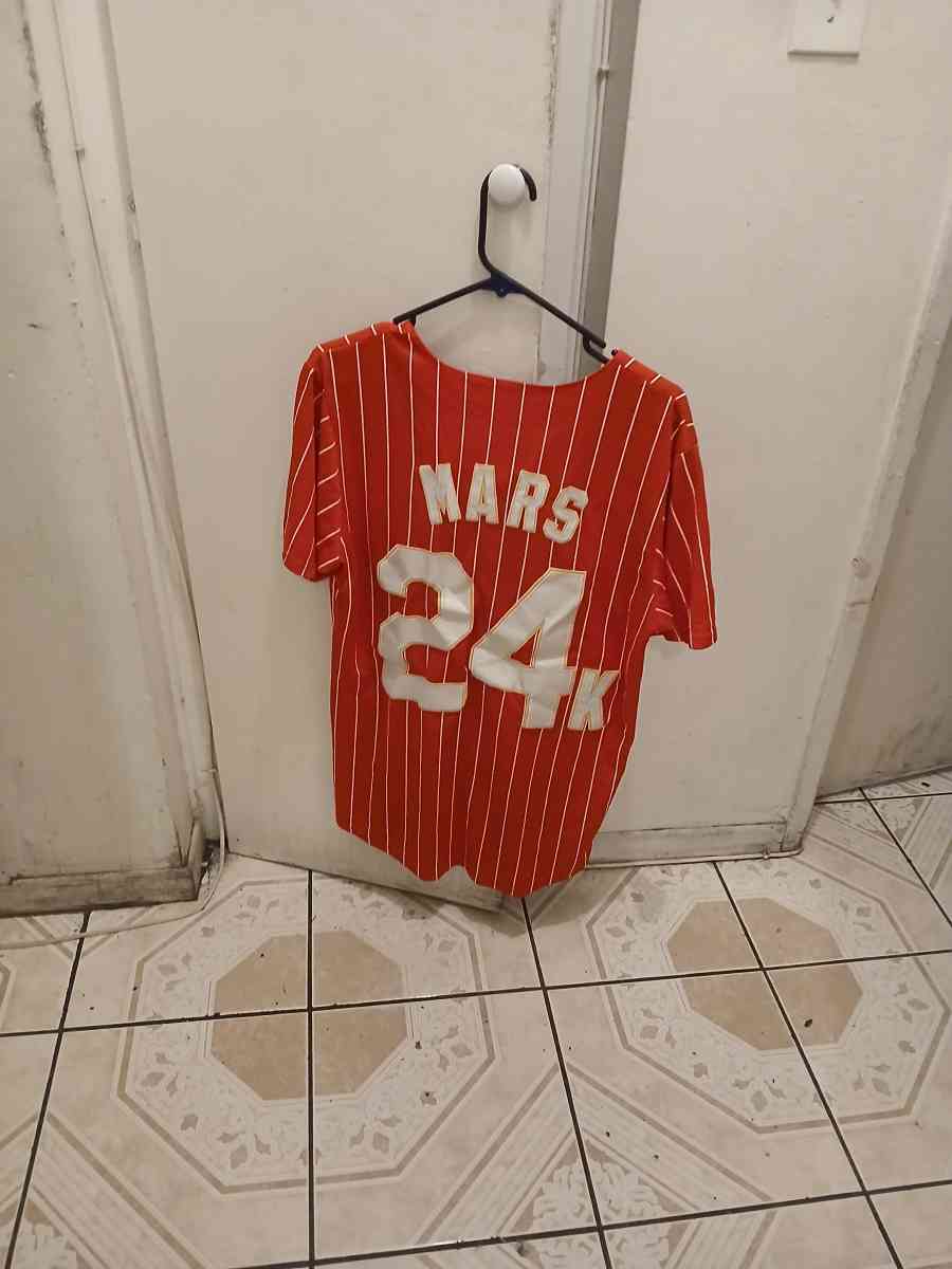 Bruno Mars 24K Hooligans Baseball Jersey Shirts M - North Hollywood, California - FleaMarketBay
