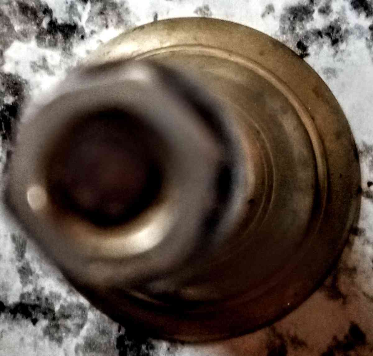 Brass Bell with Wooden Handle - Muldrow, Oklahoma - FleaMarketBay