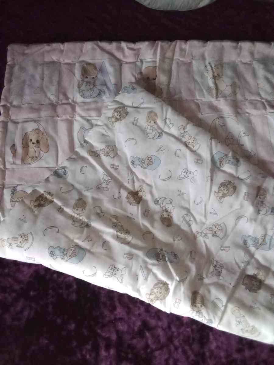 Prescious moments baby blanket reversible sides - Bristol, Indiana