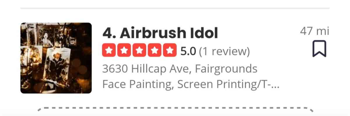 Airbrush Art and Party Event Favors - San Jose, California - FleaMarketBay