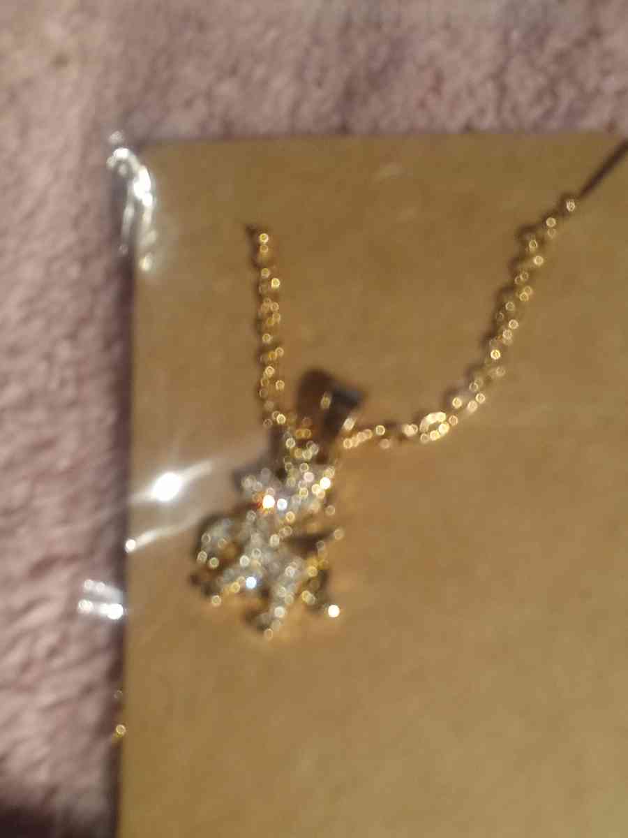 gold plated unicorn necklace - Menominee, Michigan