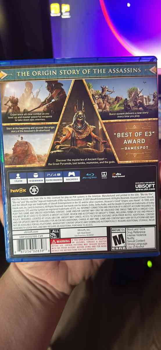 assassins creed origins - Columbus, Ohio - FleaMarketBay