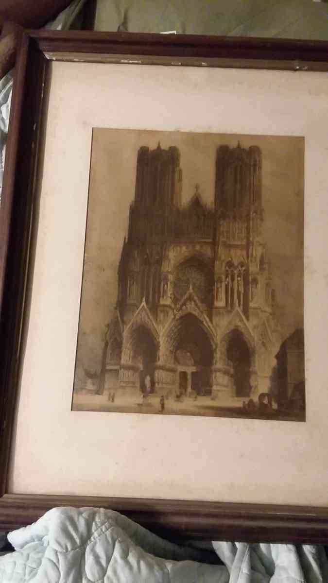 very old  scratch picture - Agency, Missouri