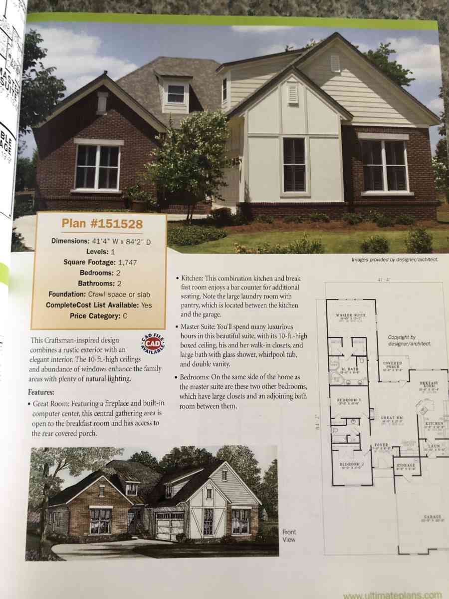 Book One Story House Plans Bible  Over 450 Home Plans in Ful - Bolingbrook, Illinois - FleaMarketBay