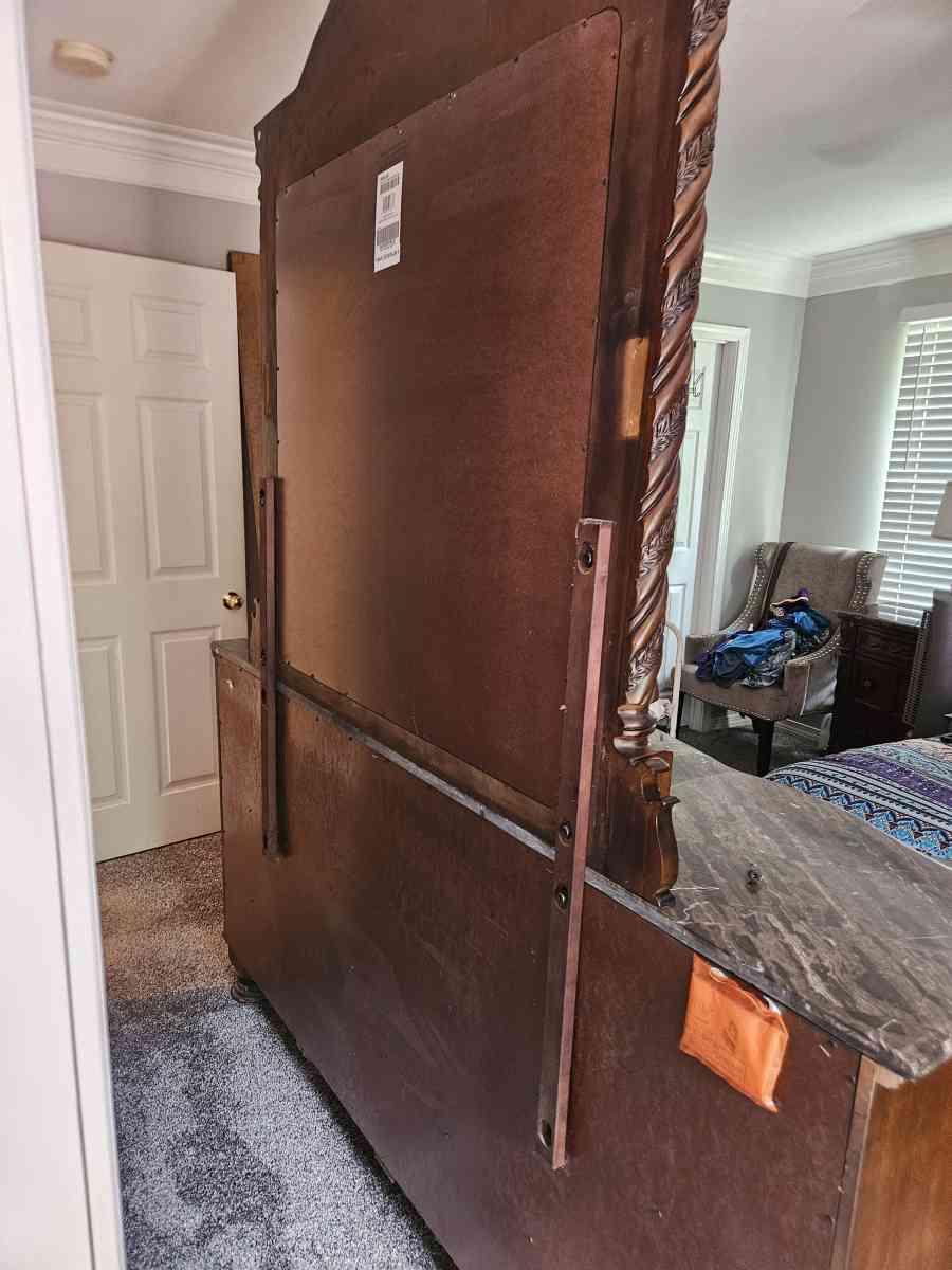 Northshore Marble Top 7pc King Bedroom Set by Ashley Furnitu - Hattiesburg, Mississippi - FleaMarketBay