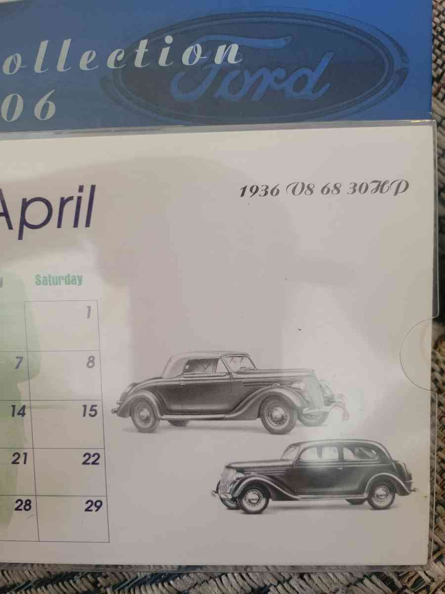 Ford motors classic collections 2006 AD calander - Cleveland, Ohio - FleaMarketBay