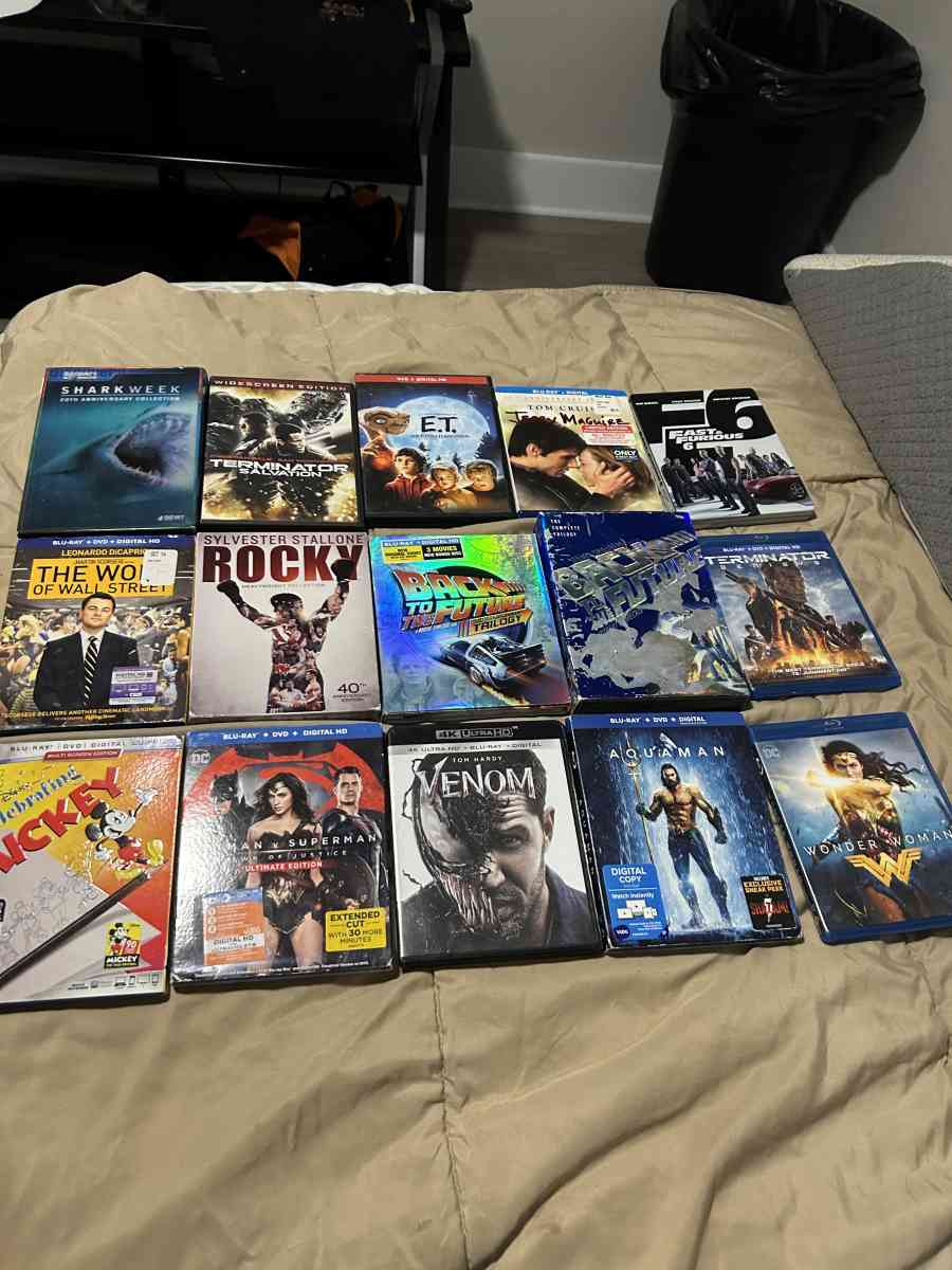 Blue Ray movies - Kissimmee, Florida