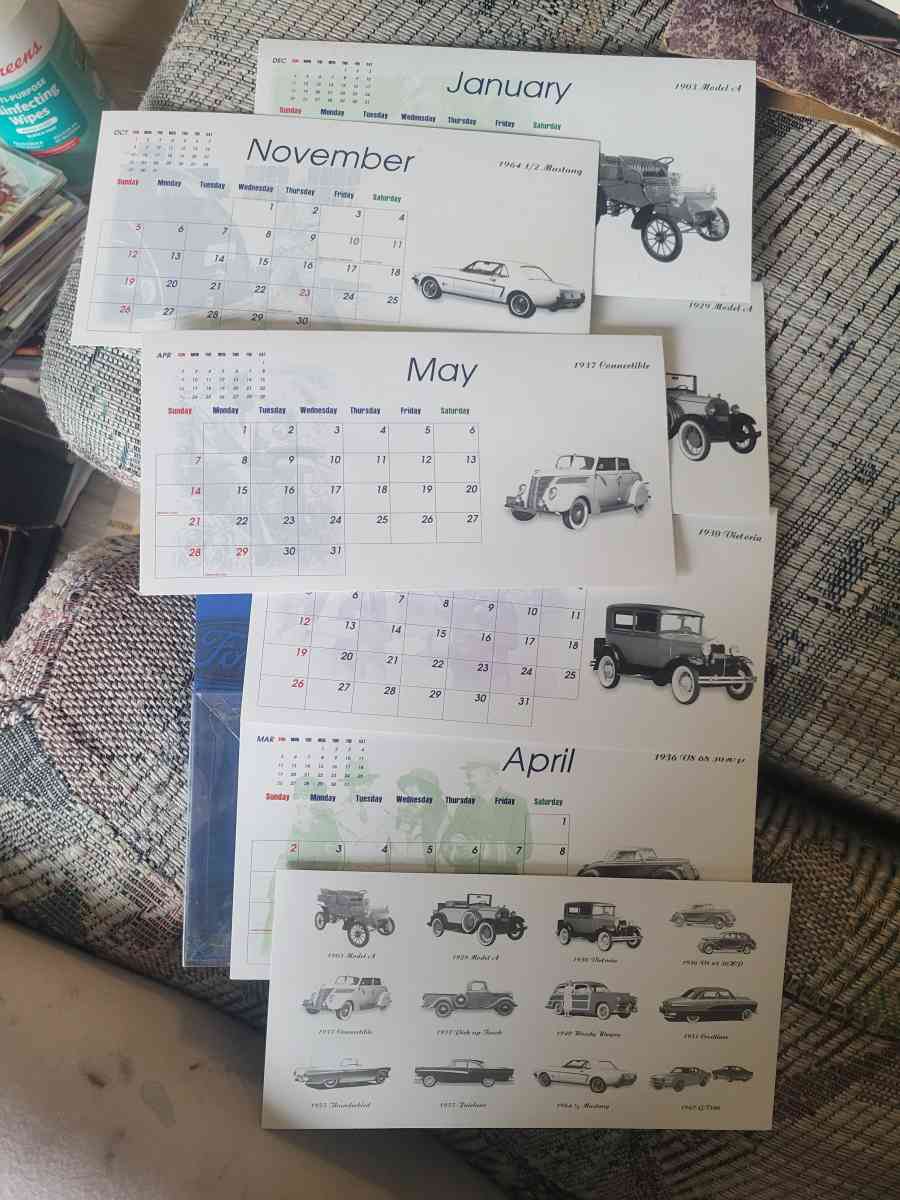 Ford motors classic collections 2006 AD calander - Cleveland, Ohio - FleaMarketBay