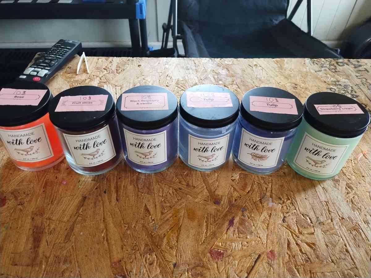 homemade candles - Oglethorpe, Georgia