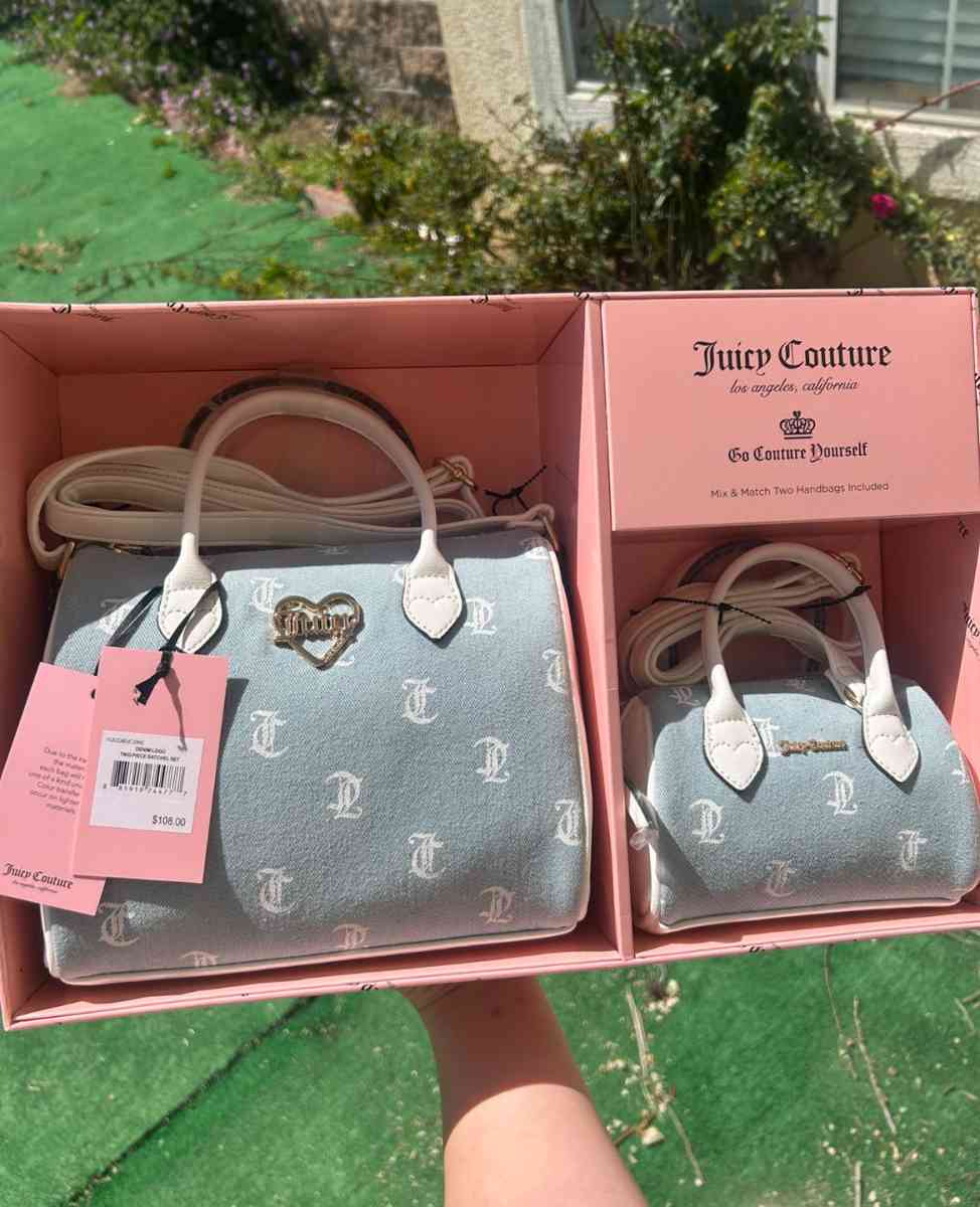 juicy couture matching mini bag gift box set - Chino Hills, California - FleaMarketBay