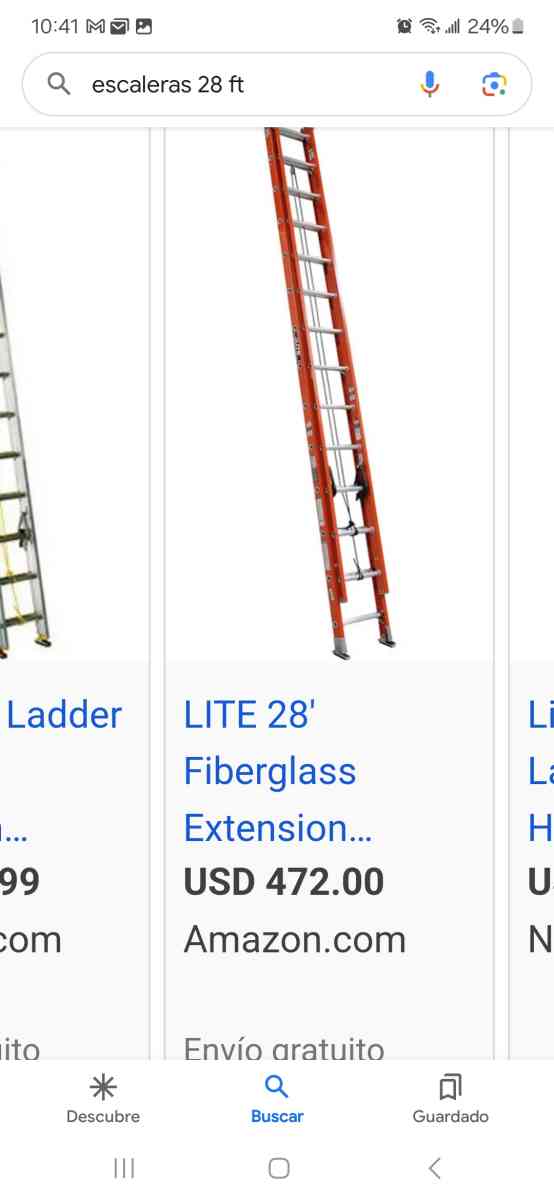 ladder 28ft good Condition New salen each  355 - Mesquite, Texas - FleaMarketBay