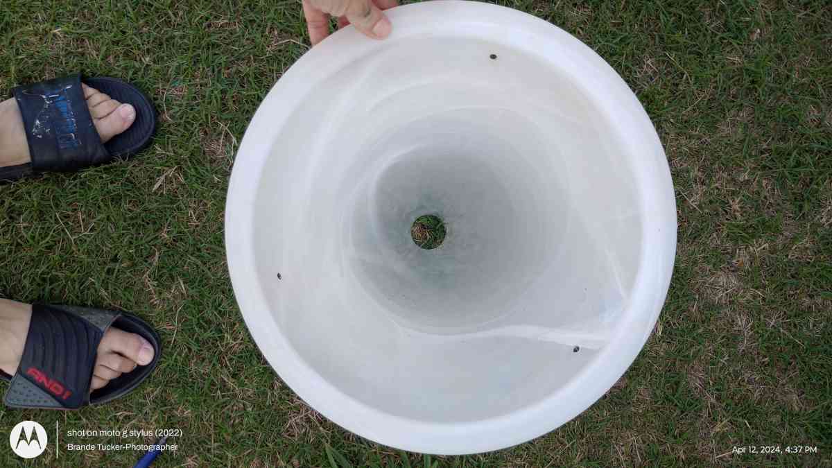 large Milky White swirl glass light dome - Greenville, Texas - FleaMarketBay