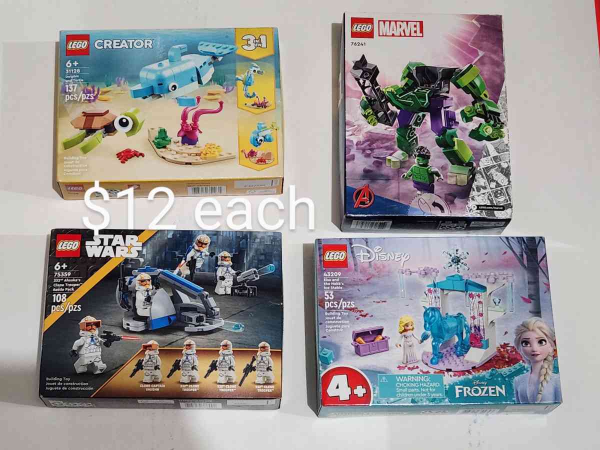 NEW LEGO Building Toy Models  Moving Sale by April 14th - Derwood, Maryland - FleaMarketBay