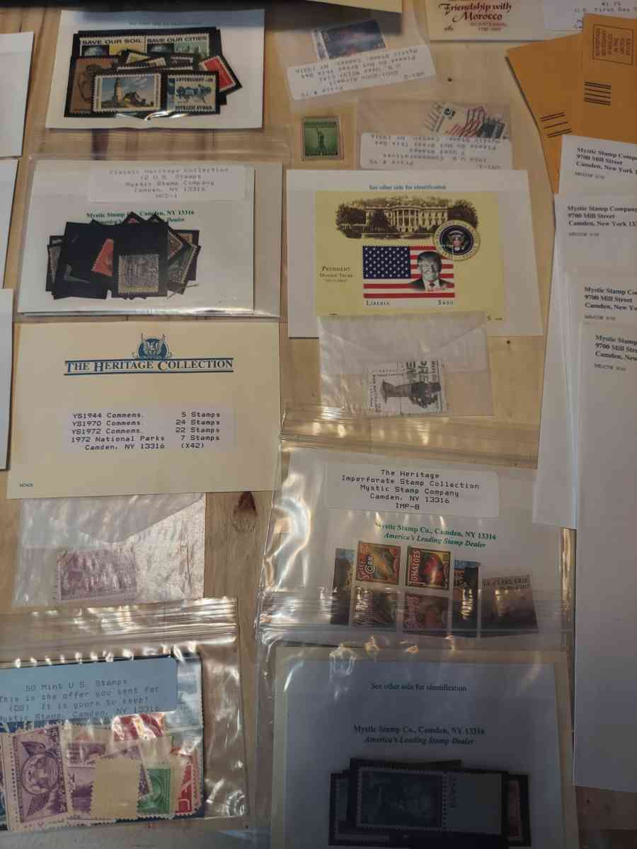 I have five hundred old post stamps and some books and some - Goodrich, Texas - FleaMarketBay