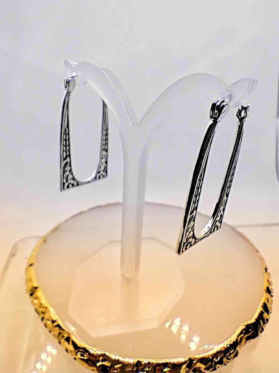 Silver earrings - Montclair, California