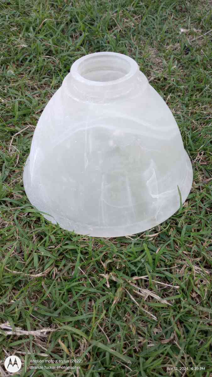 small frosted glass light fixture dome - Greenville, Texas - FleaMarketBay