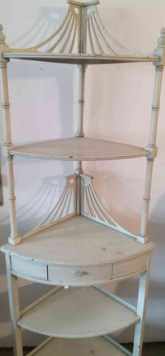 Corner Shelf with Drawer