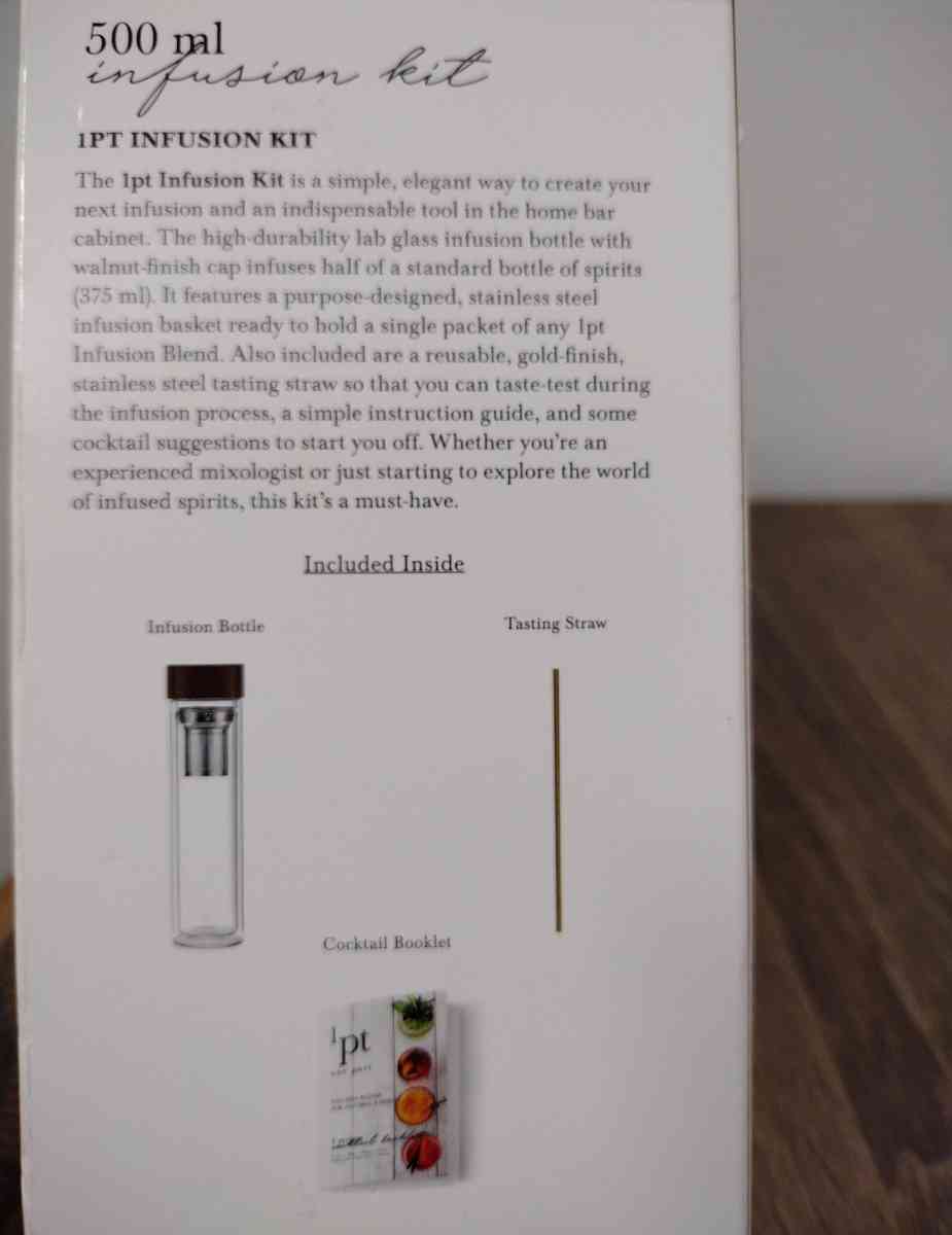 1pt One Part Co Infusion Blender BarAlcoholic Drinks - Jacksonville, Florida - FleaMarketBay