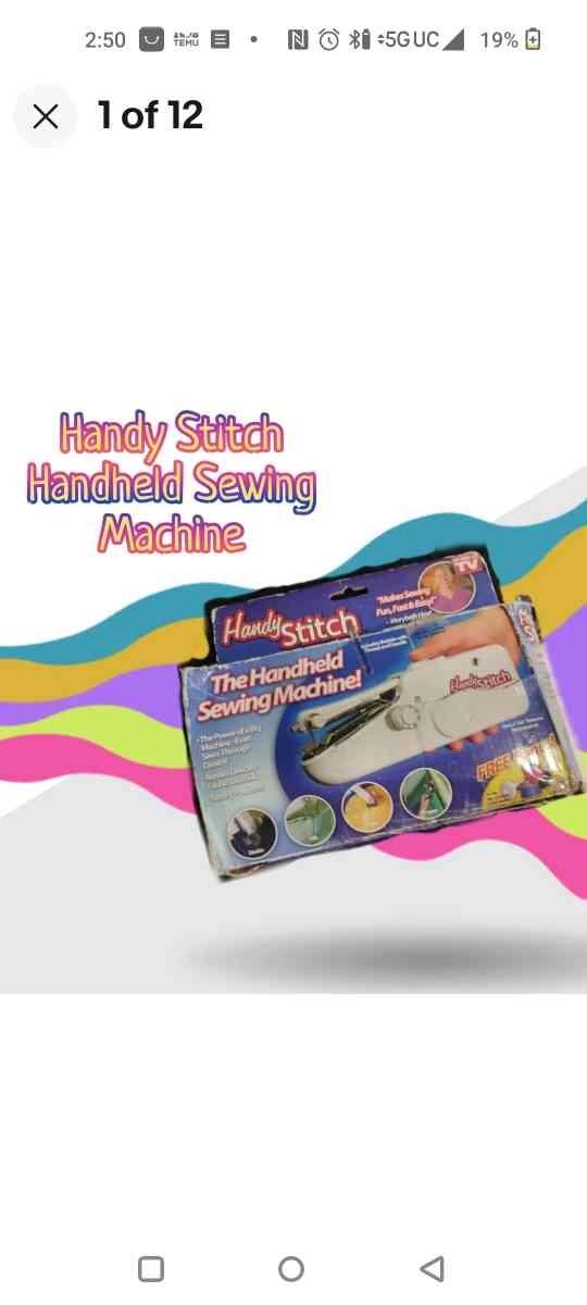 As Seen On Tv  Handy Stitch Portable Handheld Sewing Machine - Farmingdale, New York