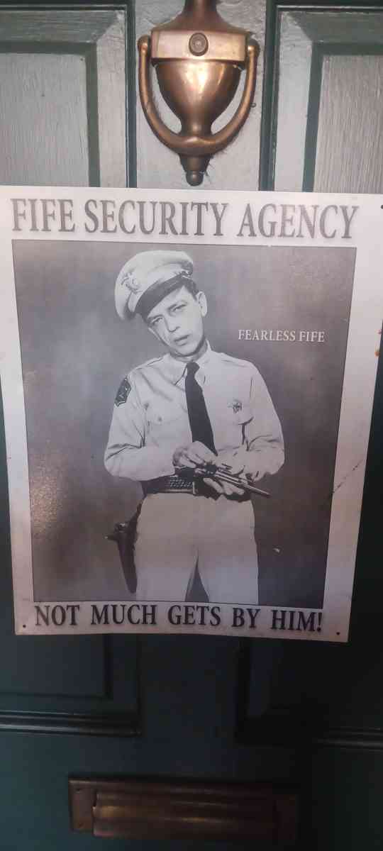 barnie fife security agent metal art - Atlanta, Georgia