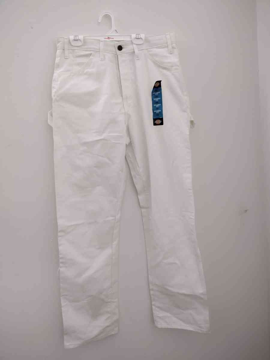 Dickies White Relaxed Fit Carpenter Jeans MENS SIZE 3232 - Jacksonville, Florida - FleaMarketBay