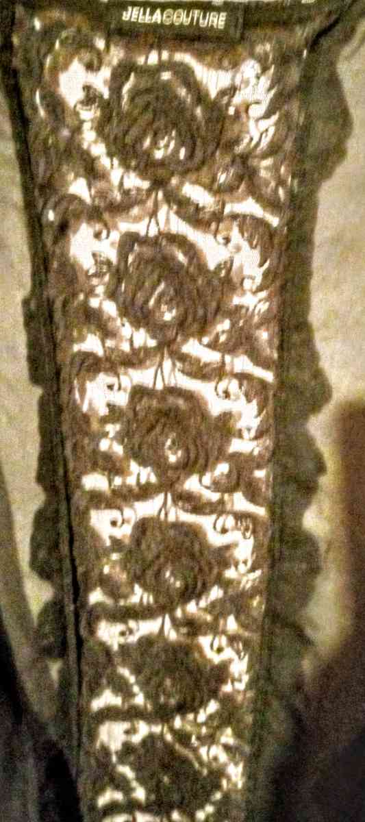 JellaCouture Black Sheer Lace Cover Up - Muldrow, Oklahoma - FleaMarketBay