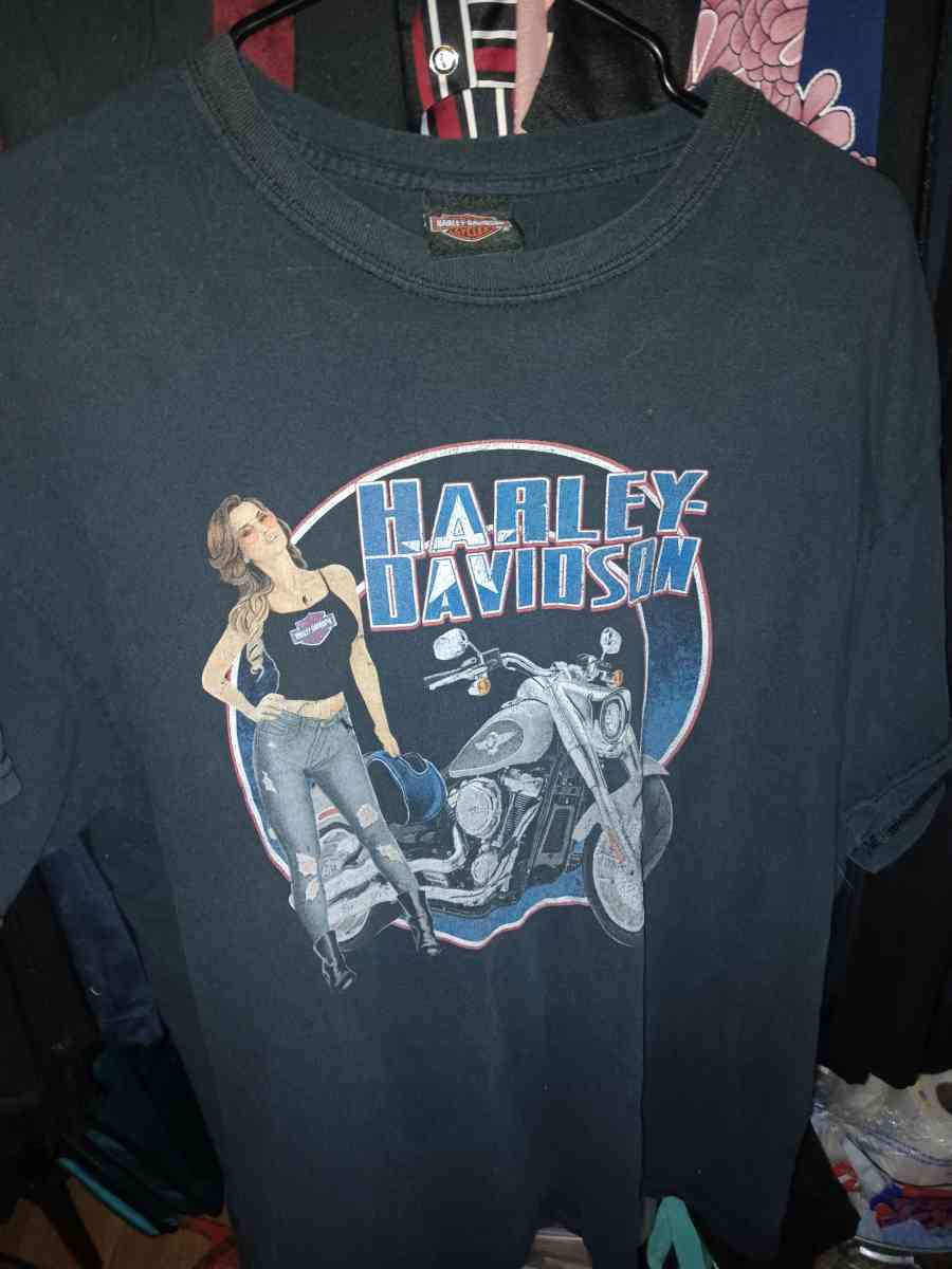 collectible mens HarleyDavidson tshirt extra large must pick - San Antonio, Texas - FleaMarketBay