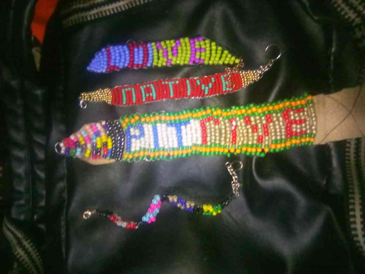 beautiful Indian handcrafted bead work - Montgomery Creek, California