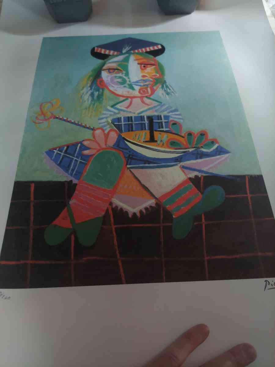 This is a little Picasso painting artThank you - Goodrich, Texas