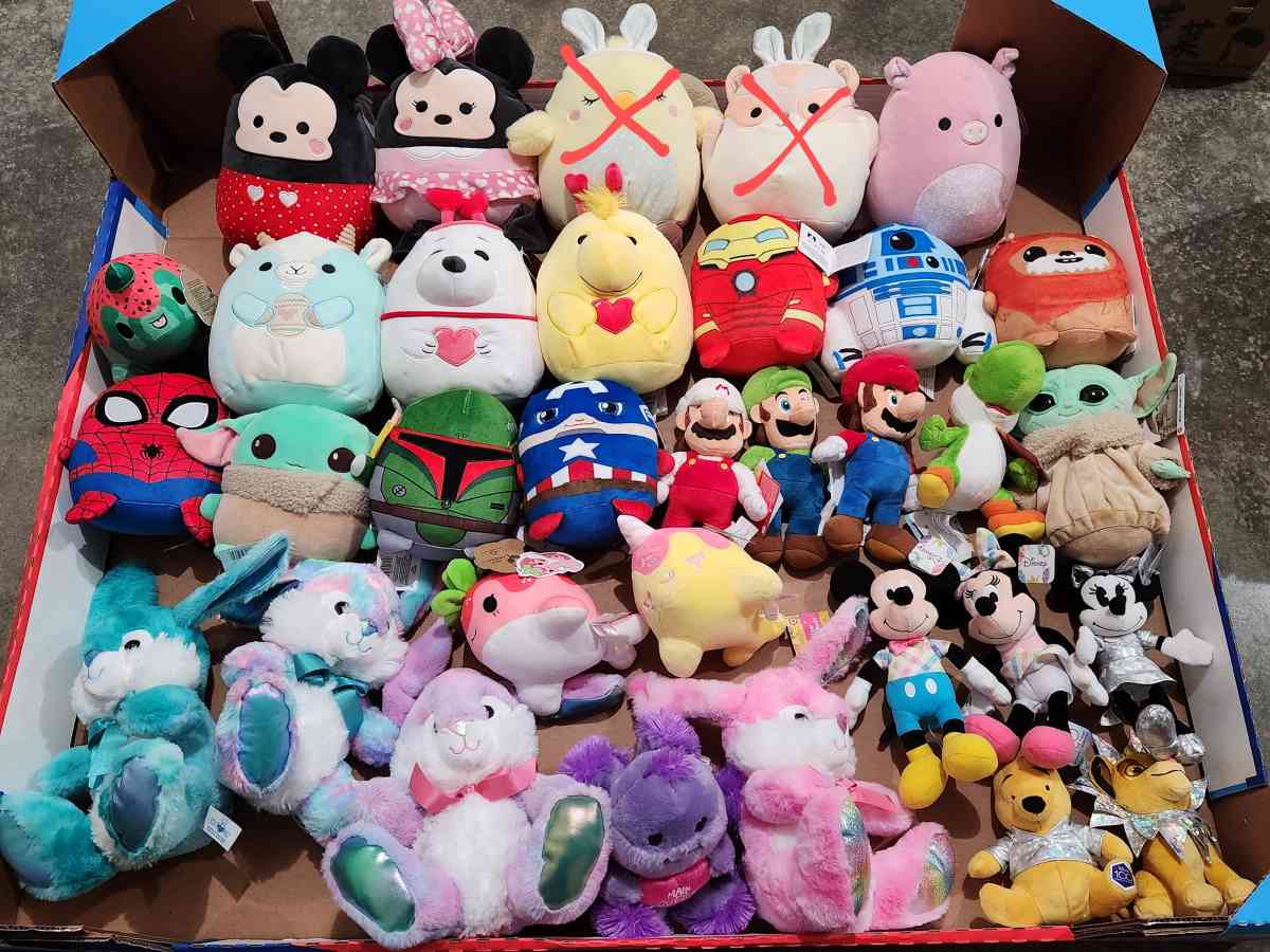 NEW Squishmallow Plush Toy 5 dollars each   Moving Sale - Derwood, Maryland - FleaMarketBay