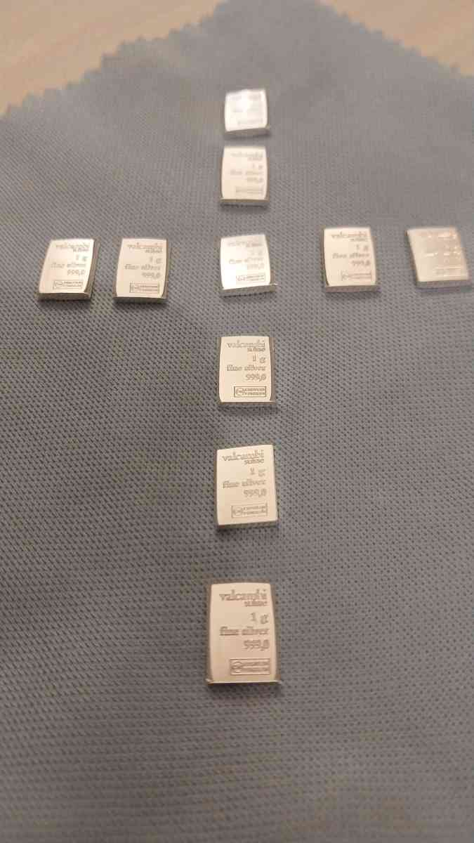 lot of 10 999 fine silver bars - Charlotte, North Carolina - FleaMarketBay