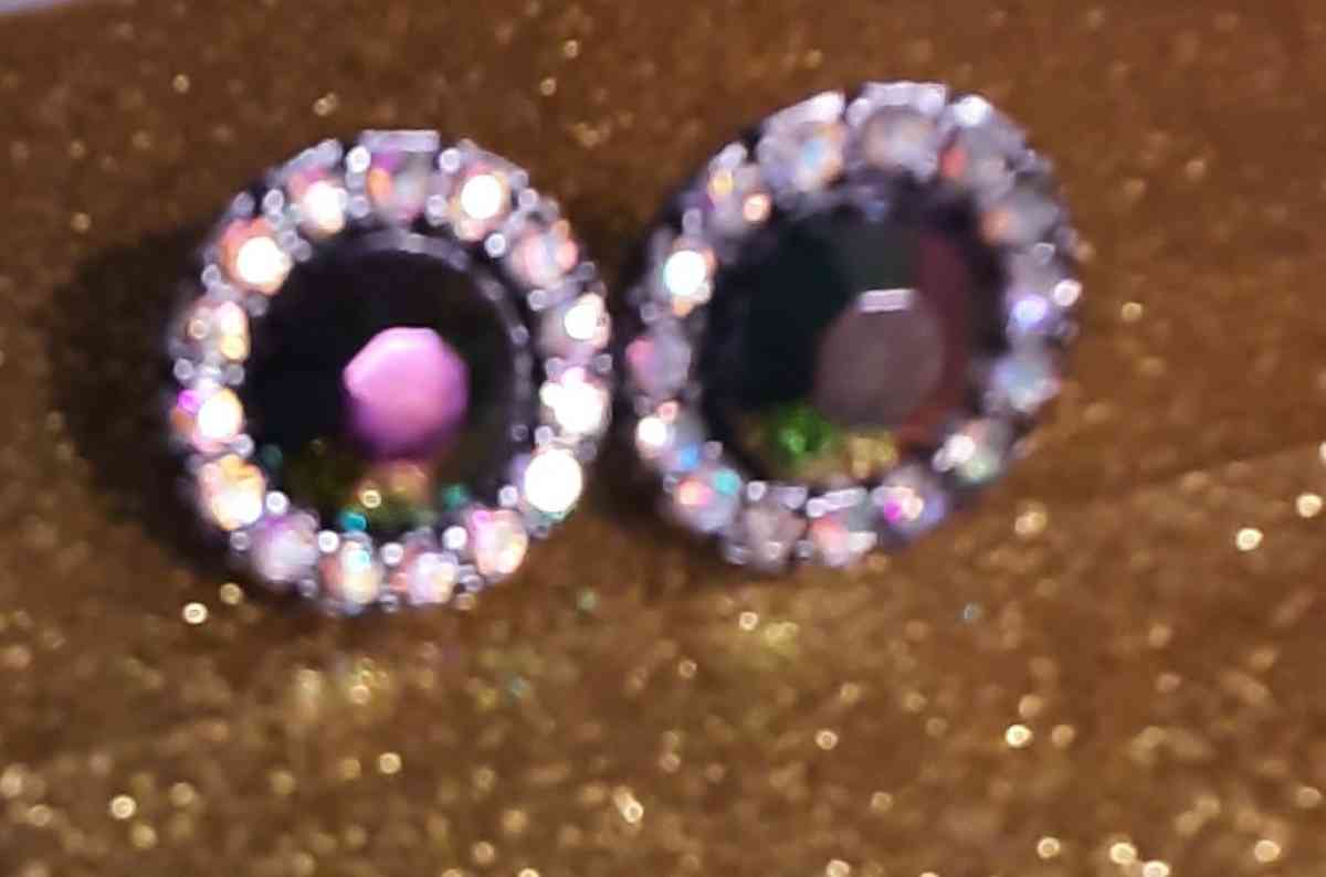 Rainbow Crystal Earrings - Dover, Arkansas