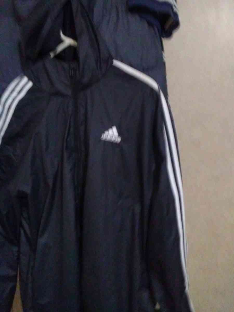 mens Adidas hoodie rain jacket large - Powell, Tennessee