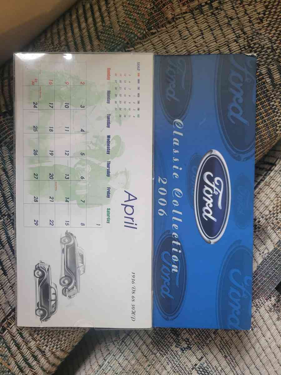 Ford motors classic collections 2006 AD calander - Cleveland, Ohio