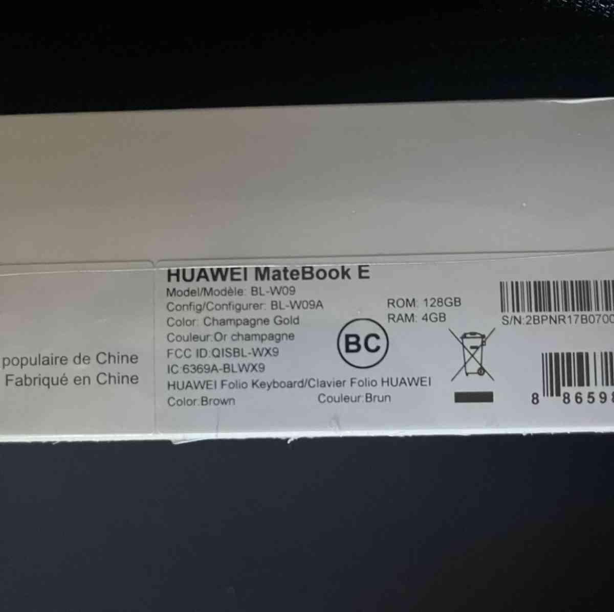Huawei Matebook E - Fullerton, California - FleaMarketBay