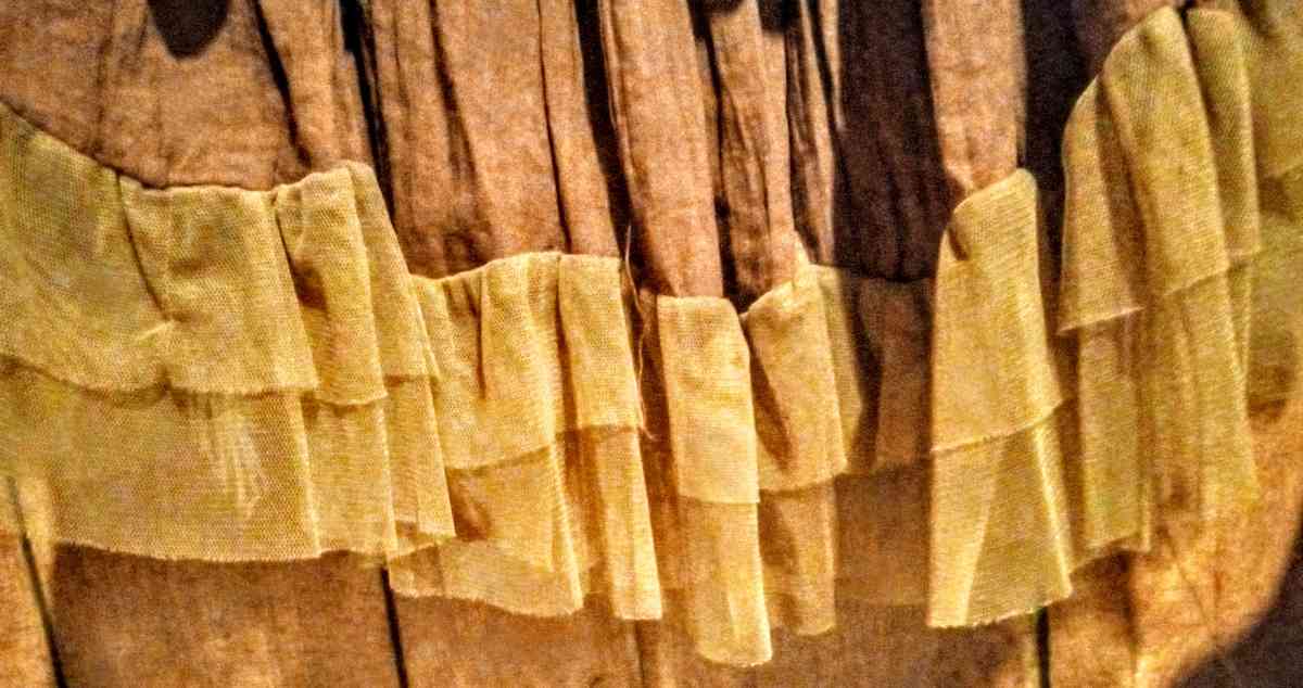 Yellow and Brown Boho Skirt - Muldrow, Oklahoma - FleaMarketBay