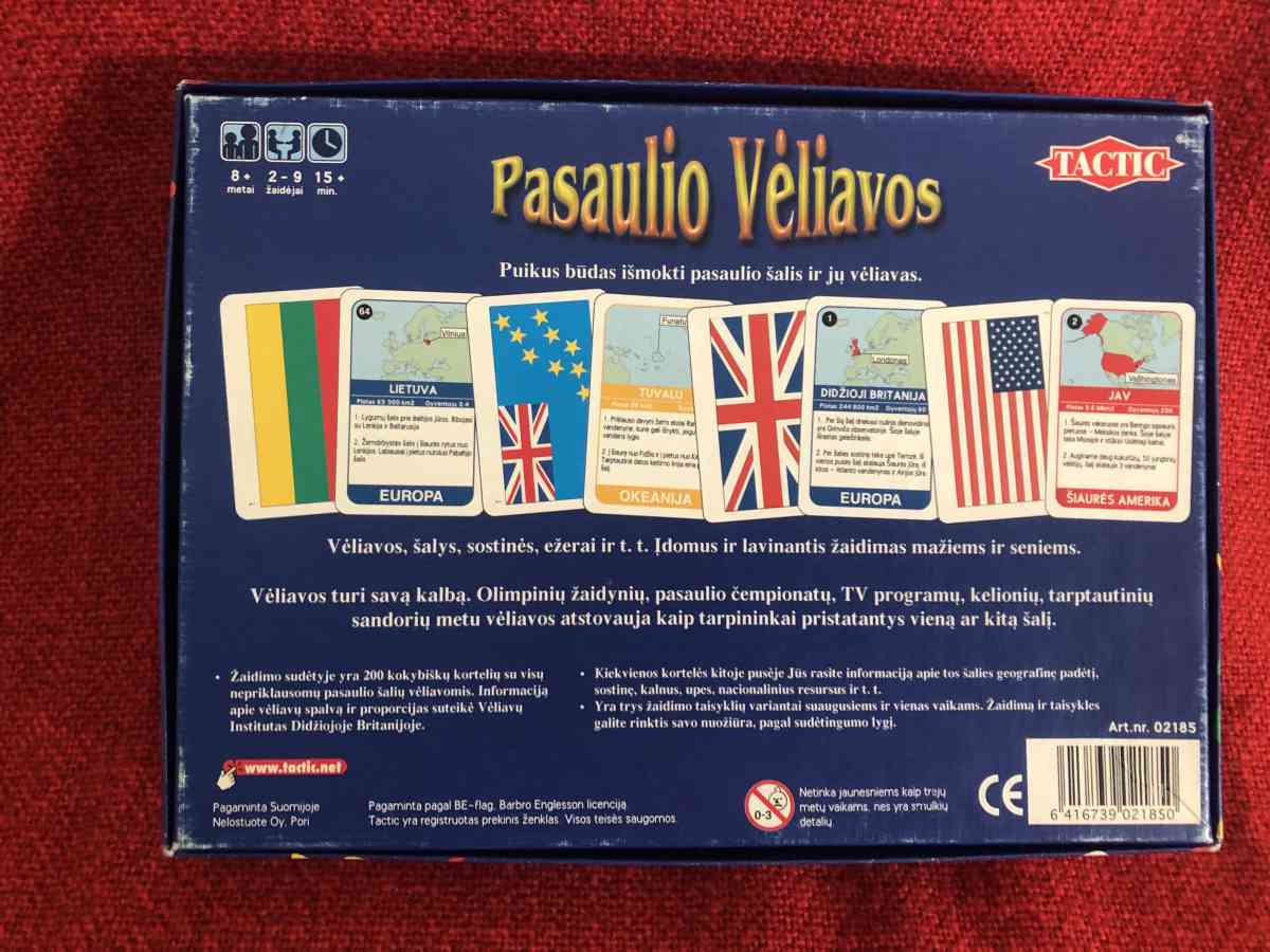 Board game Lithuanian edition - Bolingbrook, Illinois - FleaMarketBay