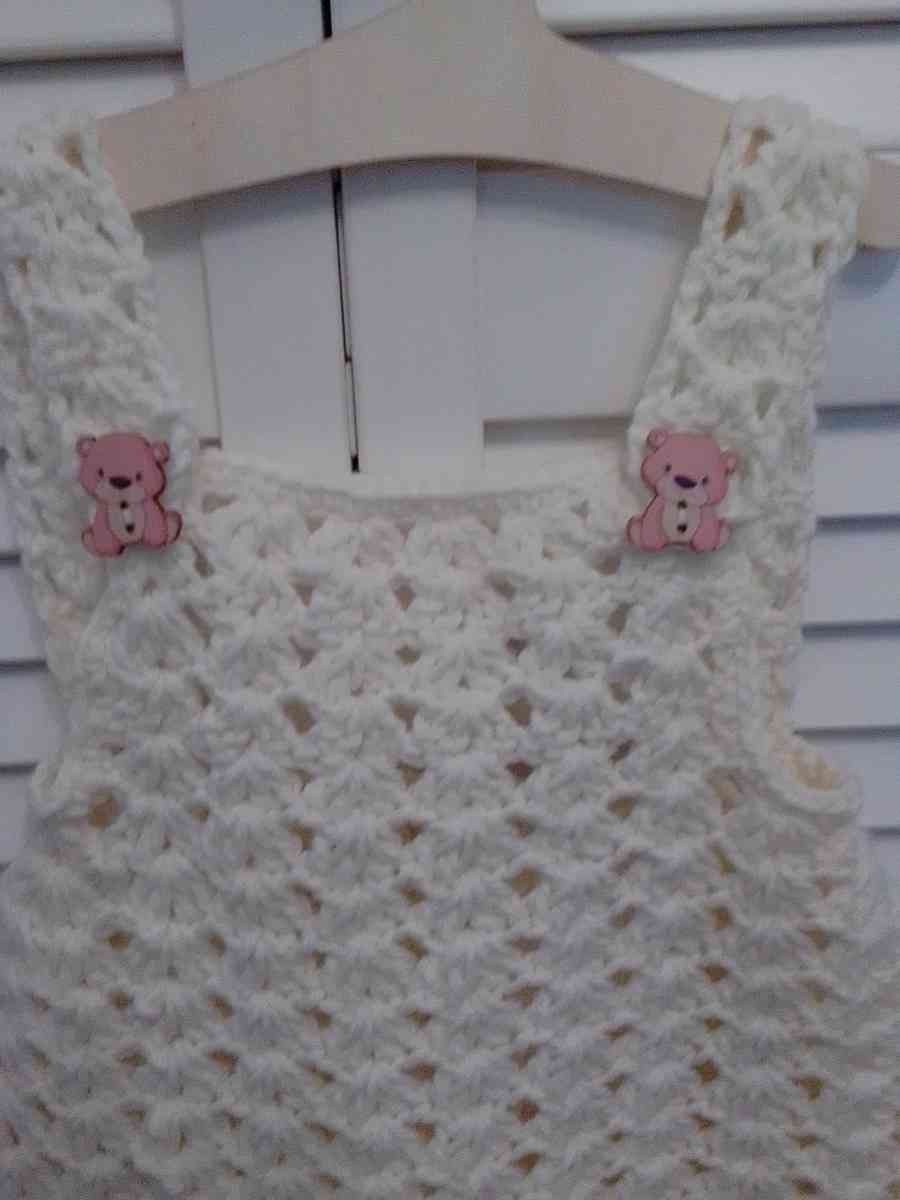 Baby Romper handcrafted by Yarn Artist The Angry Crocheter - Cuddebackville, New York - FleaMarketBay