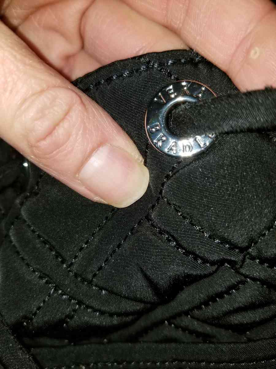 Vera Bradley small black quilted backpack purse - Berea, Kentucky - FleaMarketBay