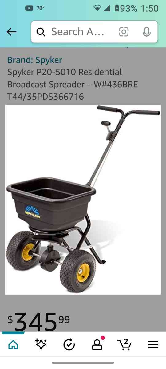 Spyder spreader - Johnstown, Pennsylvania - FleaMarketBay