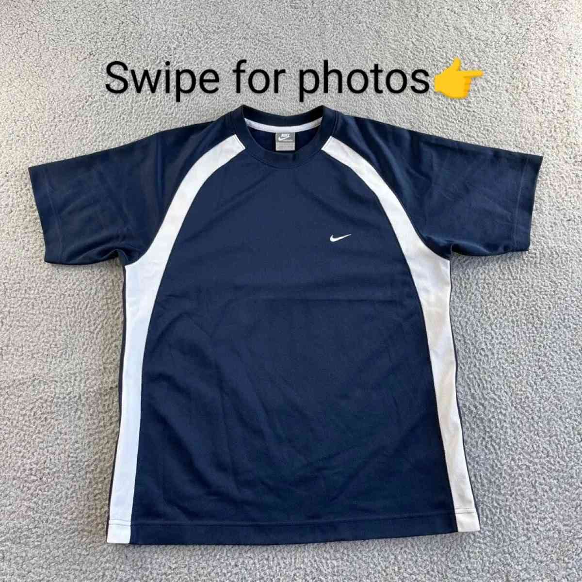 NIKE Mens Blue White Athletic TShirt SIZE XL - Jacksonville, Florida