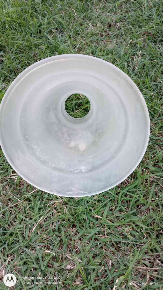 small frosted glass light fixture dome - Greenville, Texas