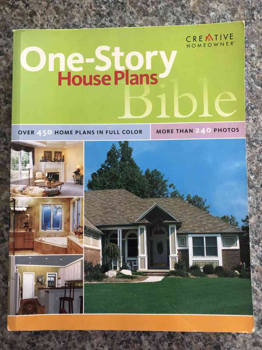 Book One Story House Plans Bible  Over 450 Home Plans in Ful - Bolingbrook, Illinois