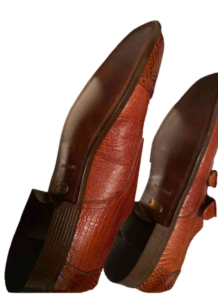 Stacy Adams Mens Kasimir Brown Square Toe Monk Strap Dress S - Chicago Heights, Illinois - FleaMarketBay