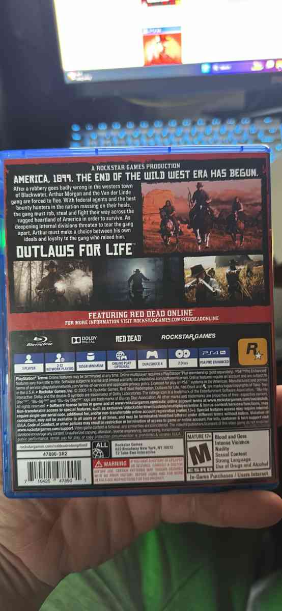 Red Dead Redemption 2 ps4 - Columbus, Ohio - FleaMarketBay