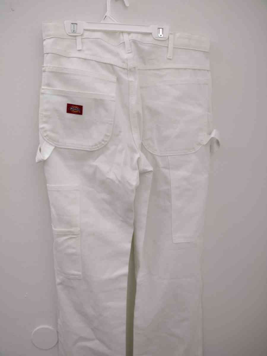 Dickies White Relaxed Fit Carpenter Jeans MENS SIZE 3232 - Jacksonville, Florida - FleaMarketBay