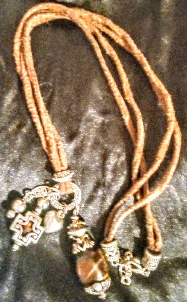 2 Brown Leather Strand with 4 Pendants - Muldrow, Oklahoma